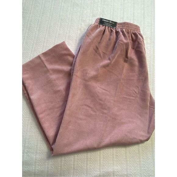 Alfred Dunner Women’s Size 18 Plush Ave Pants in Tea Rose - Picture 2 of 8